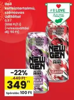 Interspar Hell koffeintartalmú ajánlat
