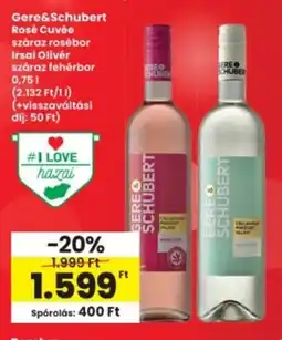 Interspar Gere&Schubert Rosé Cuvée ajánlat