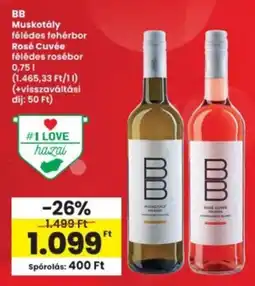 Interspar BB Muskotály, Rosé Cuvée ajánlat