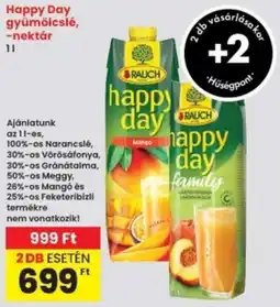 Interspar Happy Day gyümölcslé, -nektár ajánlat