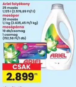 Interspar Ariel folyékony, mosópor, mosóparna ajánlat