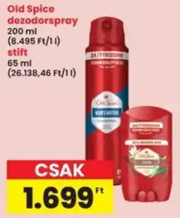 Interspar Old Spice dezodorspray, stift ajánlat