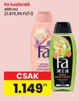 Interspar Fa tusfürdő ajánlat