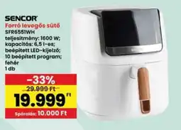 Interspar SENCOR Forró levegős sütő SFR6551WH ajánlat