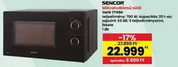 Interspar SENCOR Mikrohullámú sütő ajánlat