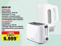 Interspar SENCOR Vízforraló SWK1738WH ajánlat