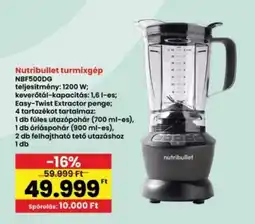 Interspar Nutribullet turmixgép NBF500DG ajánlat