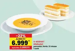 Interspar S-BUDGET étkészlet ajánlat