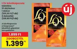Interspar L'Or kávékapszula ajánlat