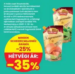 Interspar Schedro majonéz ajánlat