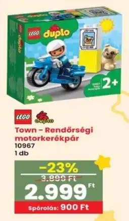Interspar LEGO Duplo Town - Rendőrségi motorkerékpár 10967 ajánlat