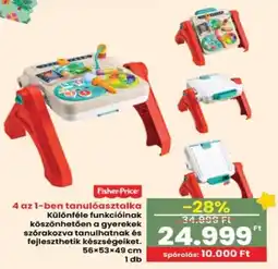 Interspar Fisher-Price 4 az 1-ben tanulóasztalka ajánlat