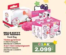 Interspar HELLO KITTY AND FRIENDS Hand Bag Táska gyűrűvel ajánlat