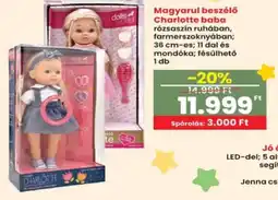 Interspar Magyarul beszélő Charlotte baba ajánlat