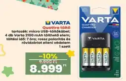Interspar VARTA Quattro töltő ajánlat