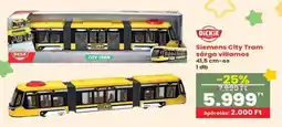 Interspar DICKIE Siemens City Tram sárga villamos ajánlat