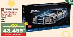Interspar LEGO TECHNIC 2 Fast 2 Furious Nissan Skyline GT-R (R34) ajánlat
