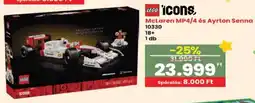 Interspar LEGO icons McLaren MP4/4 és Ayrton Senna ajánlat