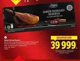 Lidl Jamon Serrano Reserva ajánlat