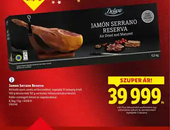 Lidl Jamon Serrano Reserva ajánlat