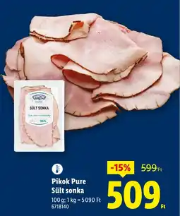 Lidl Pikok Pure Sült sonka ajánlat