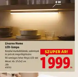 Lidl Livarno Home LED-lámpa ajánlat