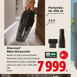 Lidl Silvercrest Akkus kézi porszív ajánlat