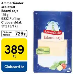 Tesco Ammerländer szeletelt Edami sajt ajánlat