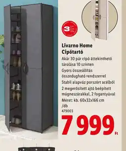 Lidl Livarno Home Cipőtart ajánlat