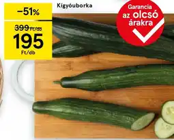 Tesco Kígyóuborka ajánlat