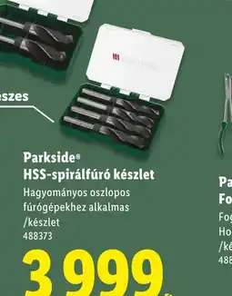 Lidl Parkside HSS-spirálfúr készlet ajánlat
