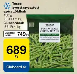 Tesco Tesco gyorsfagyasztott egész zöldbab ajánlat
