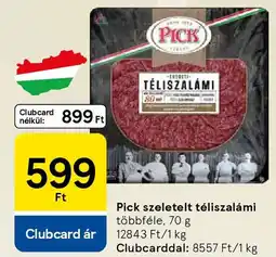 Tesco Pick szeletelt téliszalámi ajánlat
