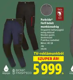 Lidl Parkside® Férfi bélelt munkásnadrág ajánlat