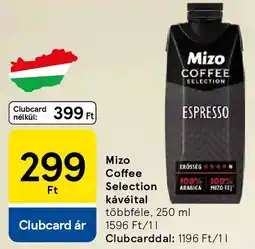 Tesco Mizo Coffee Selection kávéital ajánlat