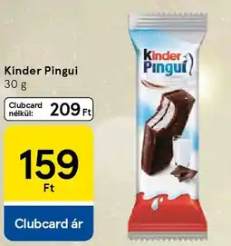 Tesco Kinder Pingui ajánlat