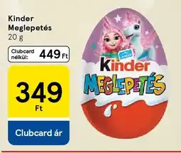 Tesco Kinder Meglepetés ajánlat