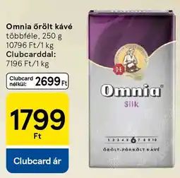 Tesco Omnia őrölt kávé ajánlat