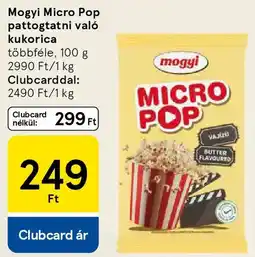 Tesco Mogyi Micro Pop pattogtatni való kukorica ajánlat