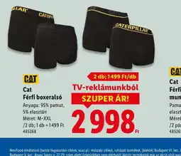Lidl Cat Férfi boxerals ajánlat