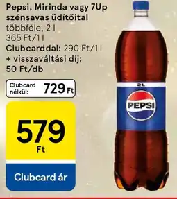 Tesco Pepsi, Mirinda vagy 7Up szénsavas üdítőital ajánlat