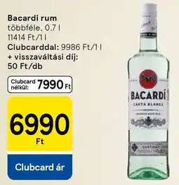 Tesco Bacardi rum ajánlat