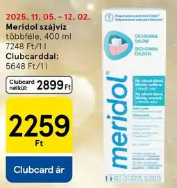 Tesco Meridol szájvíz ajánlat