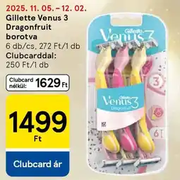 Tesco Gillette Venus 3 Dragonfruit borotva ajánlat