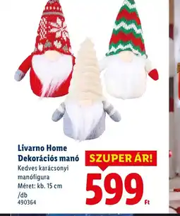 Lidl Livarno Home Dekorácis man ajánlat