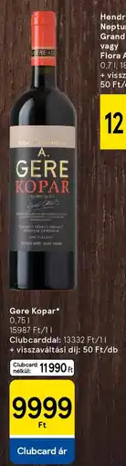 Tesco Gere Kopar ajánlat