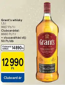 Tesco Grant's whisky ajánlat