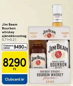 Tesco Jim Beam Bourbon whiskey ajándékcsomag ajánlat