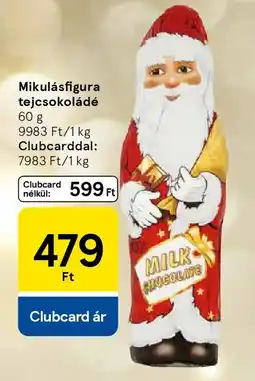 Tesco Mikulásfigura tejcsokoládé ajánlat