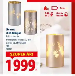 Lidl Livarno LED-lámpás ajánlat